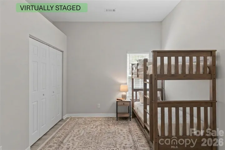 Virtually staged Room
