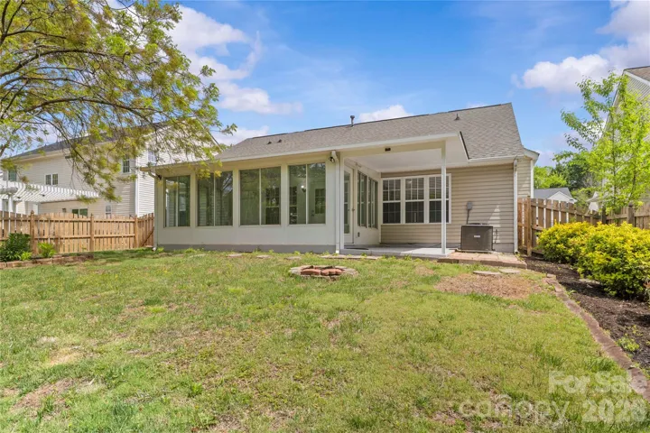 back view from back yard fence