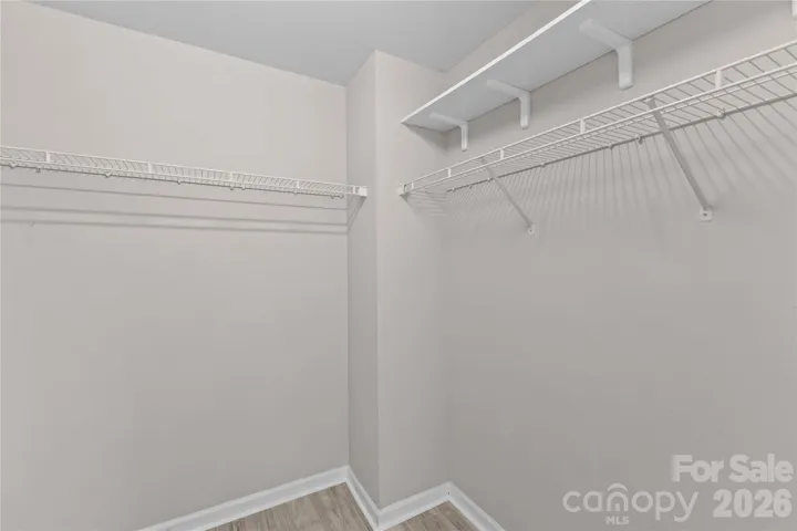 Master attached closet