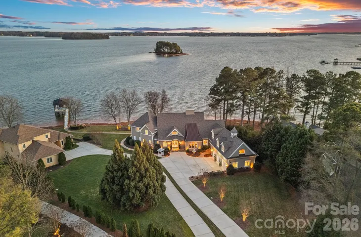 Long-Range Views of Island and Lake Norman