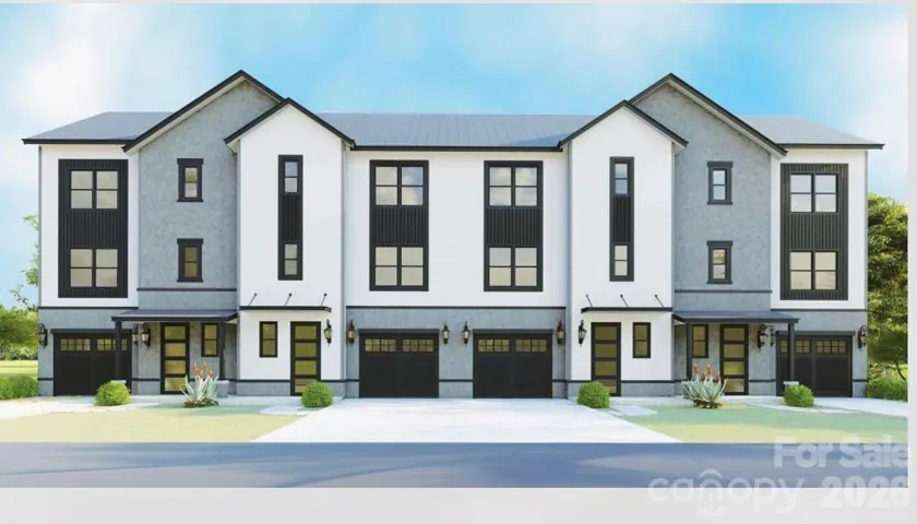 Proposed exterior rendering. Finishes and details may vary.