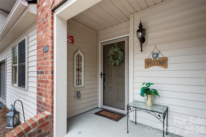 Charming Covered Entrance