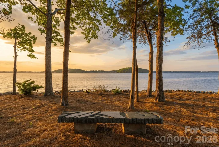 Sunset views over Lake Norman. 