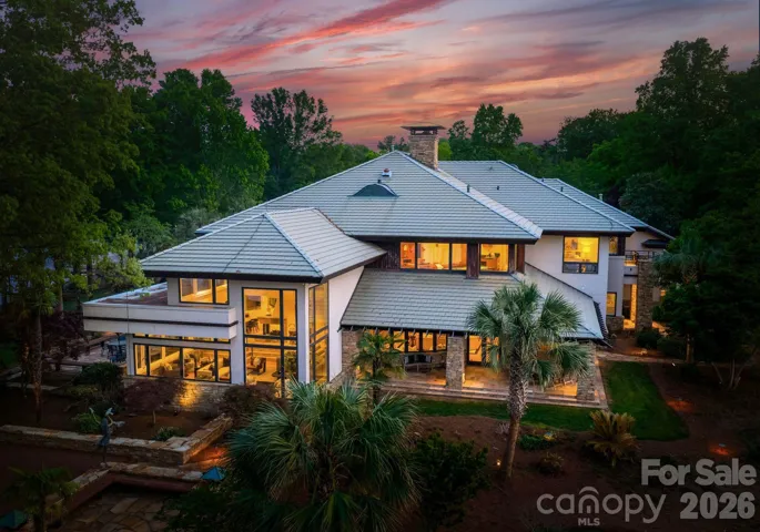 Side exterior view of the main house.
