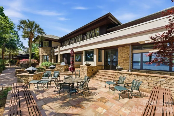 Outdoor dining patio. 