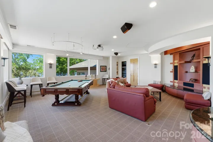 Theater room. 