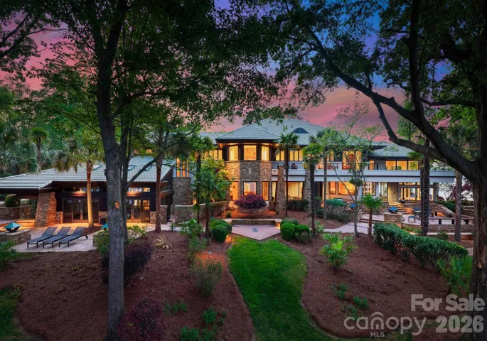 Side exterior view of the main house.