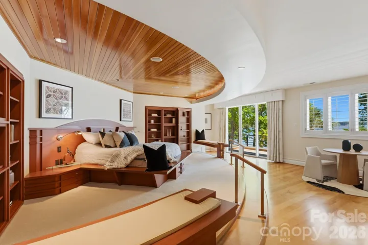 Upper level primary suite. 