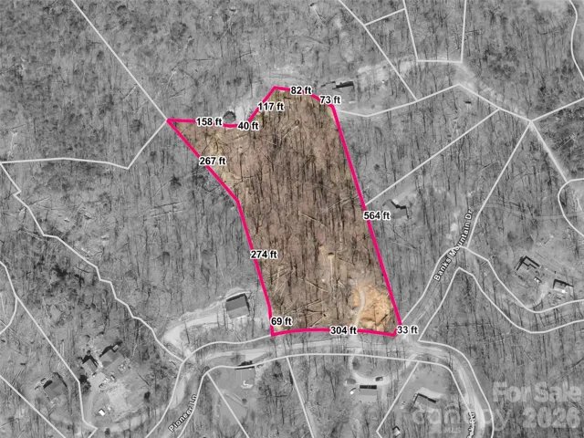 Aerial view. Lines are approximate.