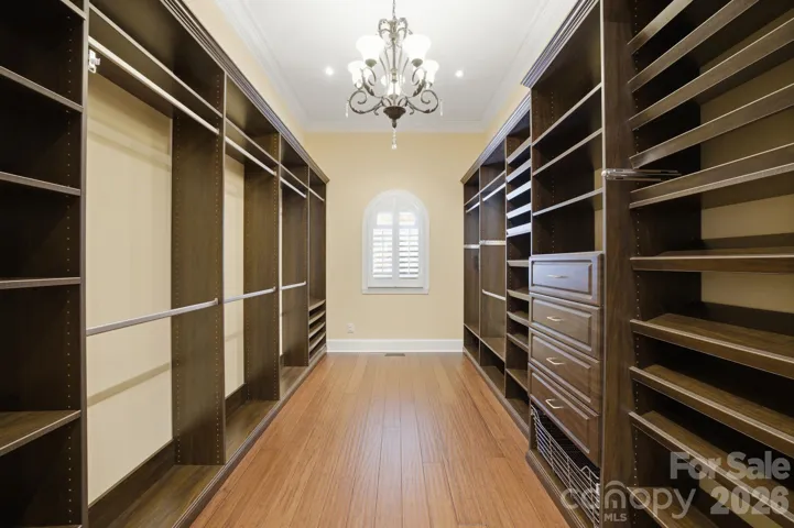 Primary closet.