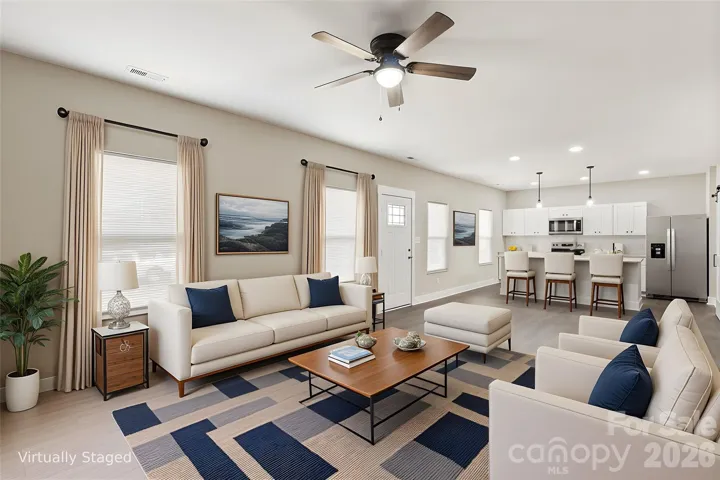 VIRTUALLY STAGED LIVING ROOM