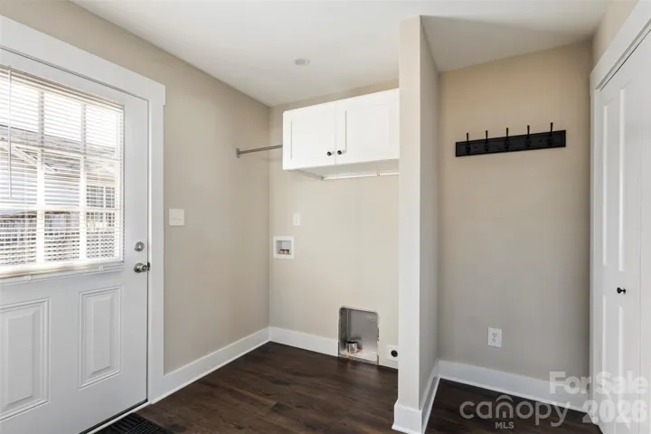 Laundry room with extra storage/pantry