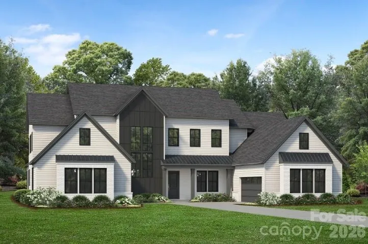 Hampshire Modern Farmhouse Exterior (rendering for representation purposes)