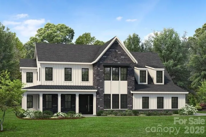Kendrick Modern Farmhouse Exterior (rendering for representation purposes)