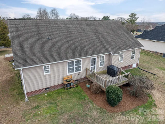 Drone back of the house