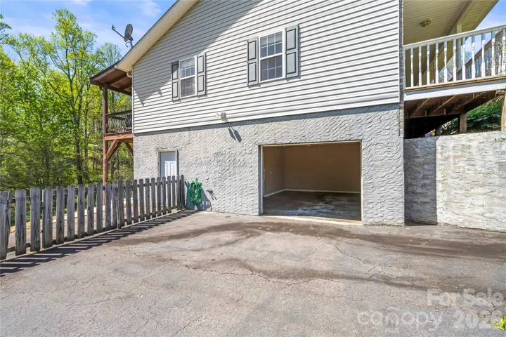 Basement level garage 