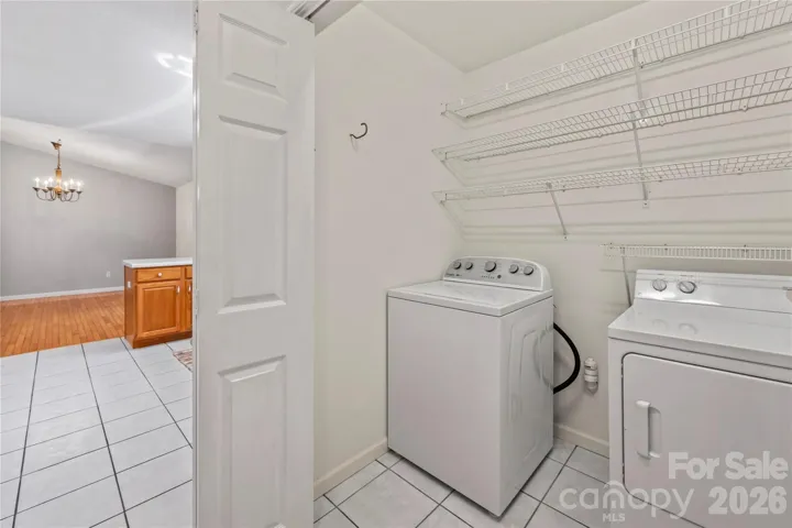 Laundry on main level
