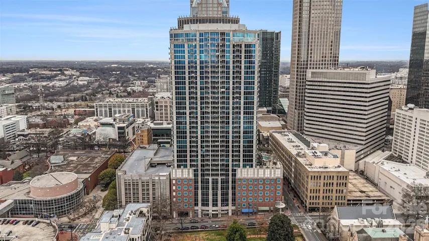 Aerial of building
