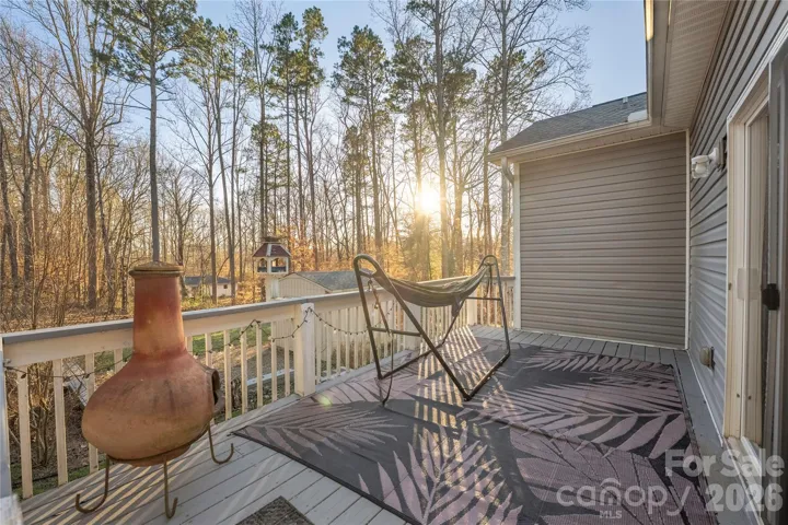 Large back deck