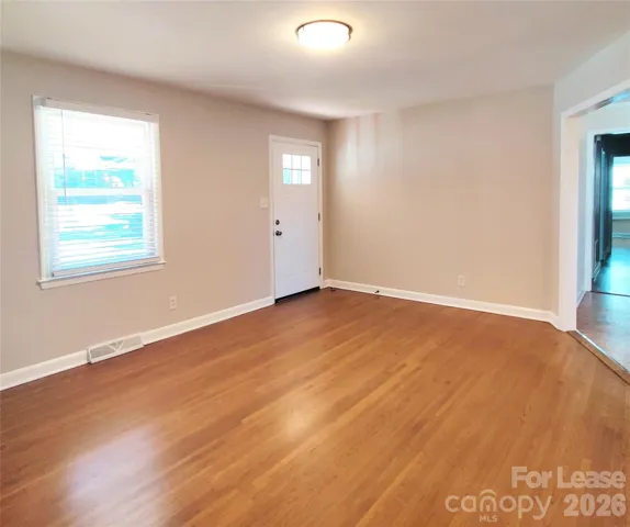 Front door enters into family room.