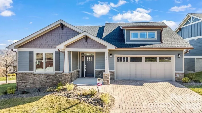 Welcoming Arts & Crafts exterior. Pre-Construction, Similar Model Home.