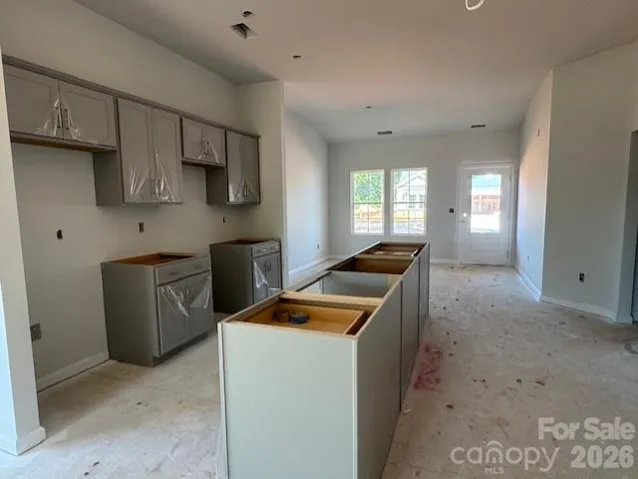 Kitchen eat in area n progress