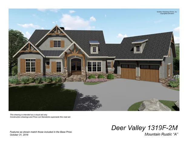 Front Elevation of the Deer Valley