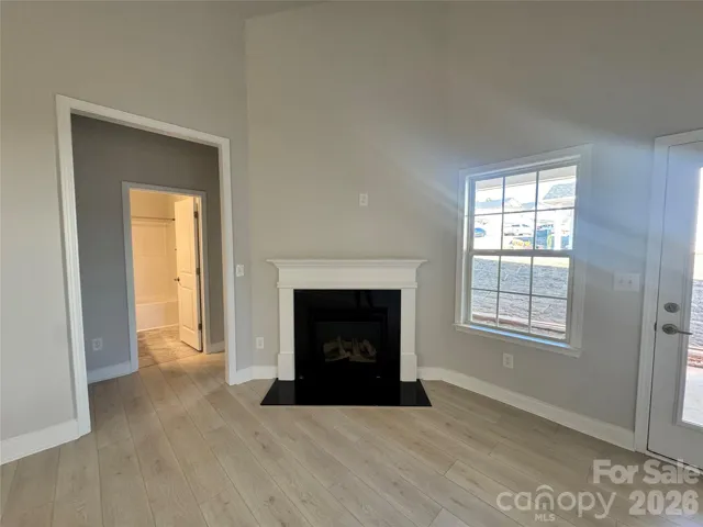 Cozy fireplace