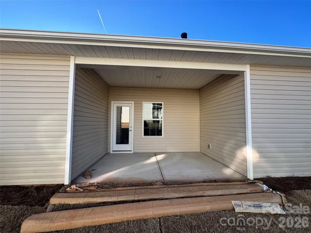 Covered patio