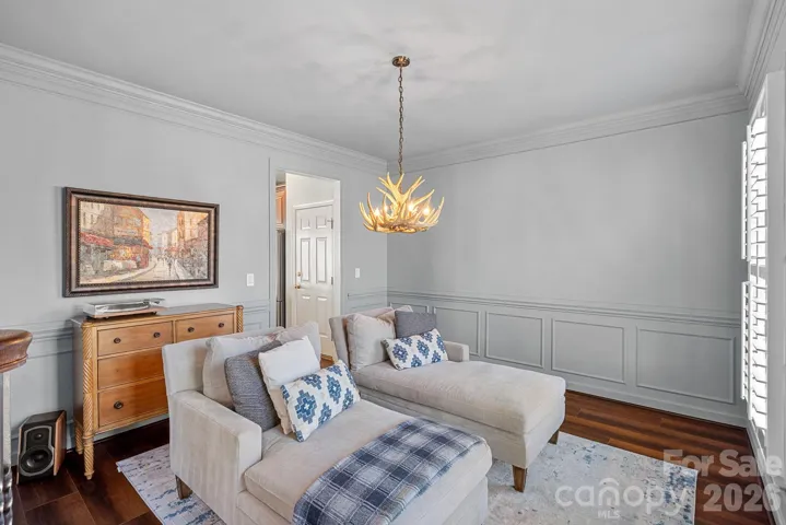 Formal Dining Room is currently being used as an additional sitting room.