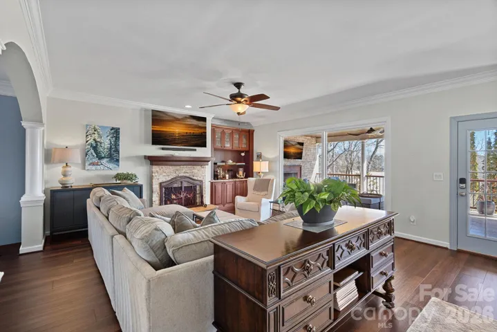 Adjacent to the front entertaining room is a very spacious Great Room.