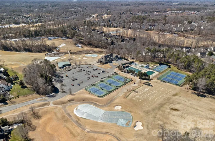 Northstone Golf Club and Amenities including Golf course, tennis courts, pickleball courts, pools, and clubhouse.