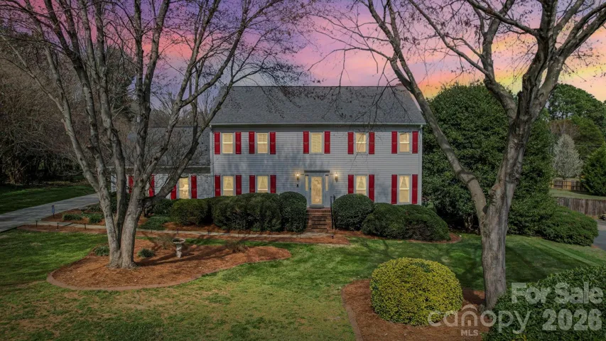 Twilight View of the home