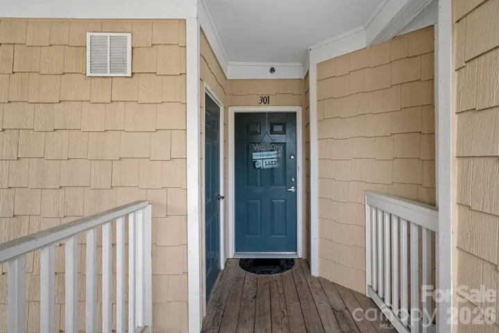Front door.  Buildings have been repainted