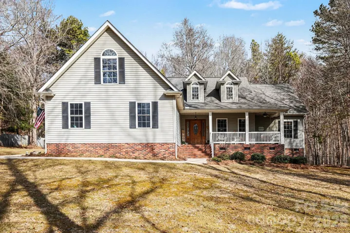 Front elevation of this charmer in the country
