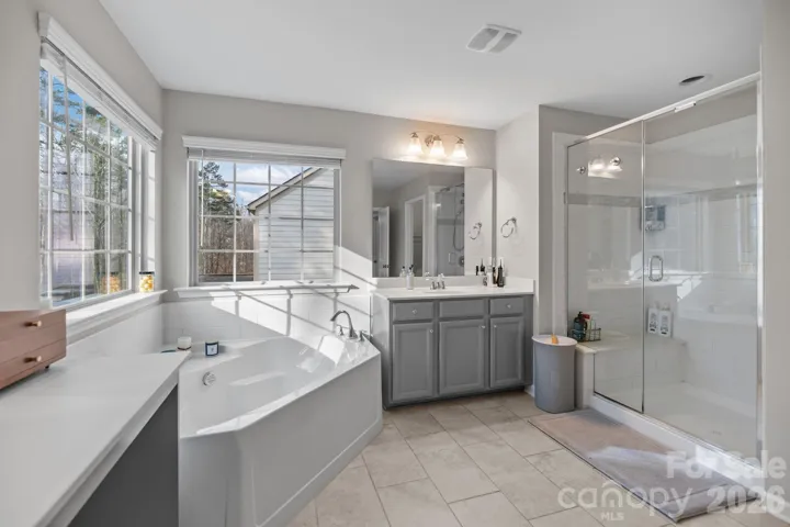 Primary Ensuite with 2 walk-in Closets