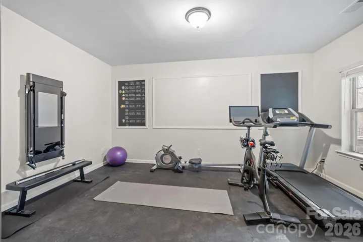 Basement Exercise/Flex Room