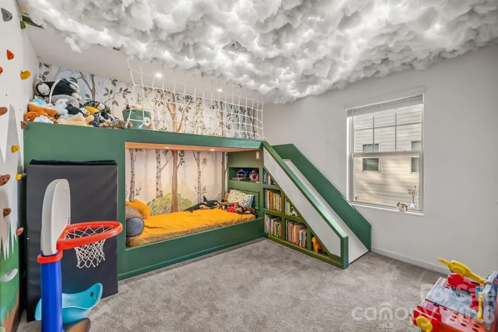 2nd Floor bedroom with Custom built-in