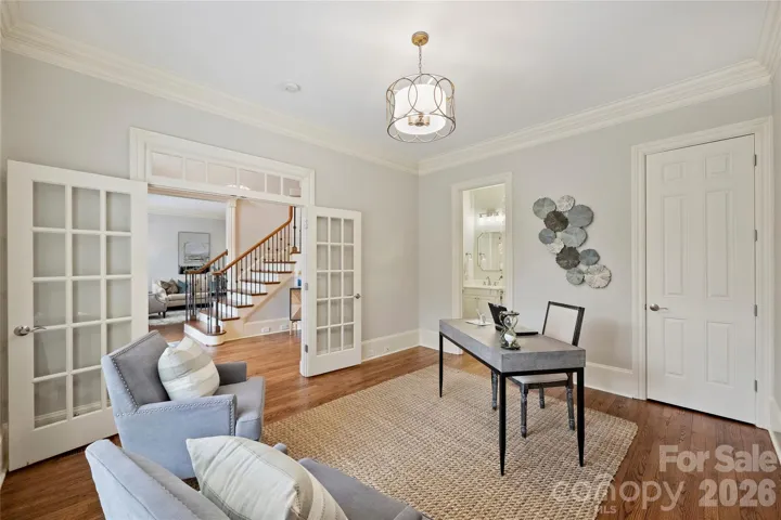 Office off the foyer could be used as a bedroom on main 