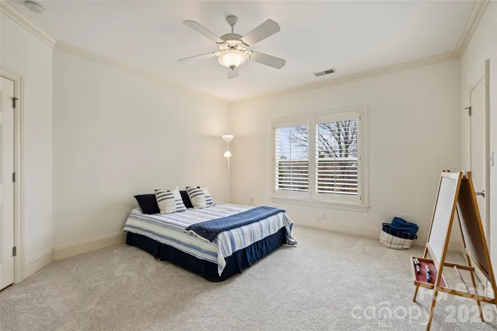 Third bedroom upstairs with bathroom access
