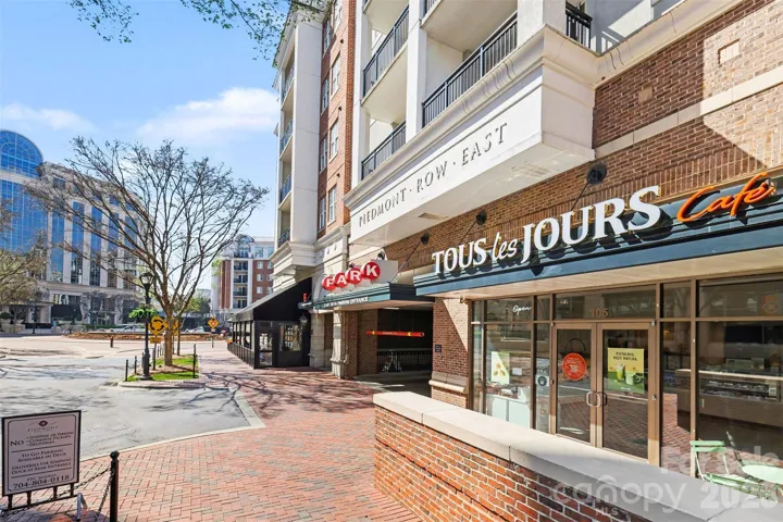 Unit 601 is above Tous de Jour in the East building