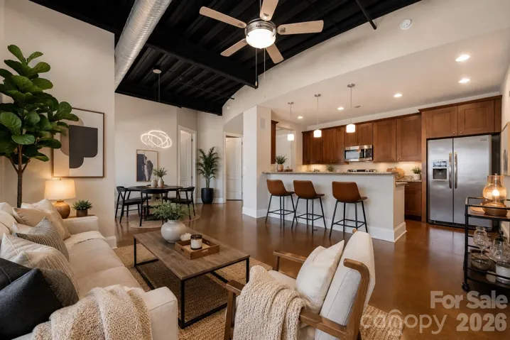 VIRTUALLY STAGED - LIVING SPACE