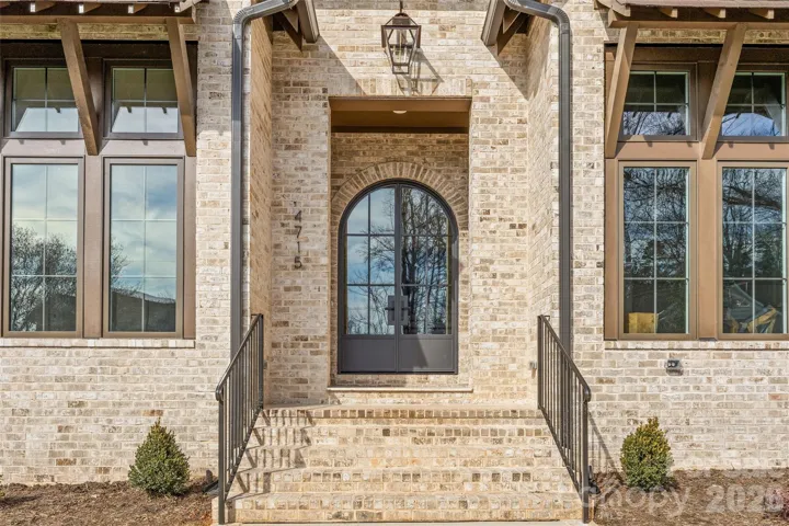 Arched double doors!