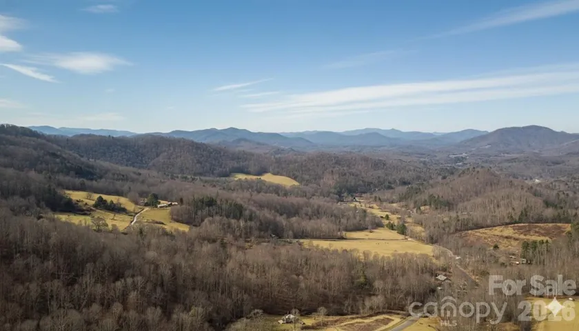 View from upper property