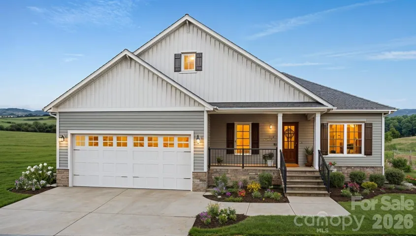 This is NOT an actual photo of the house. This is a representation of what the finished home will look like.