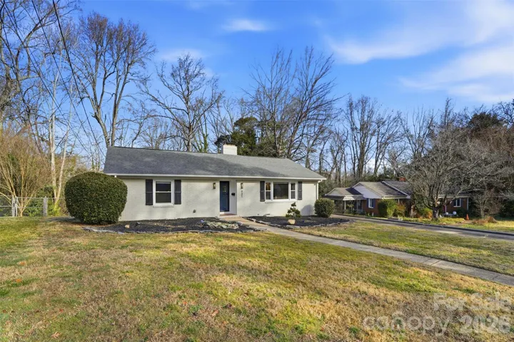 Brick ranch with spacious front yard