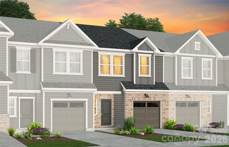 Landis Floor Plan; Elevaton 3: Rendering