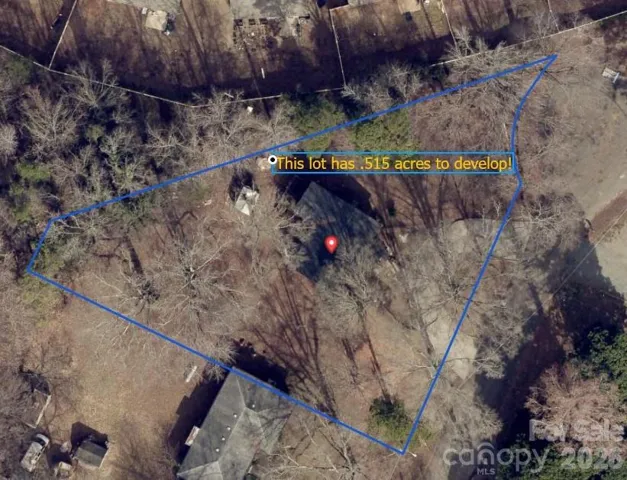 Over half an acre to develop in Charlotte!