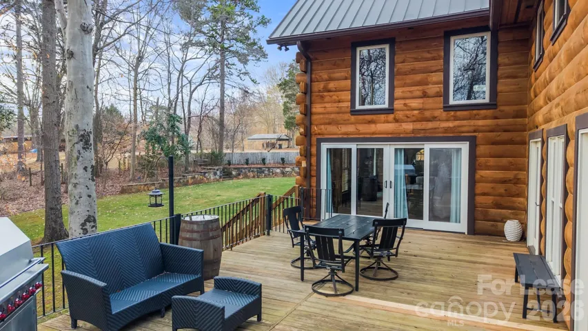 Terrace in back yard
