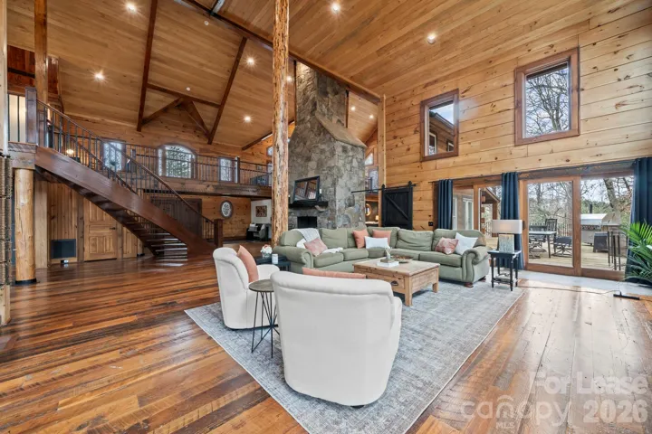 Great room with access to terraces